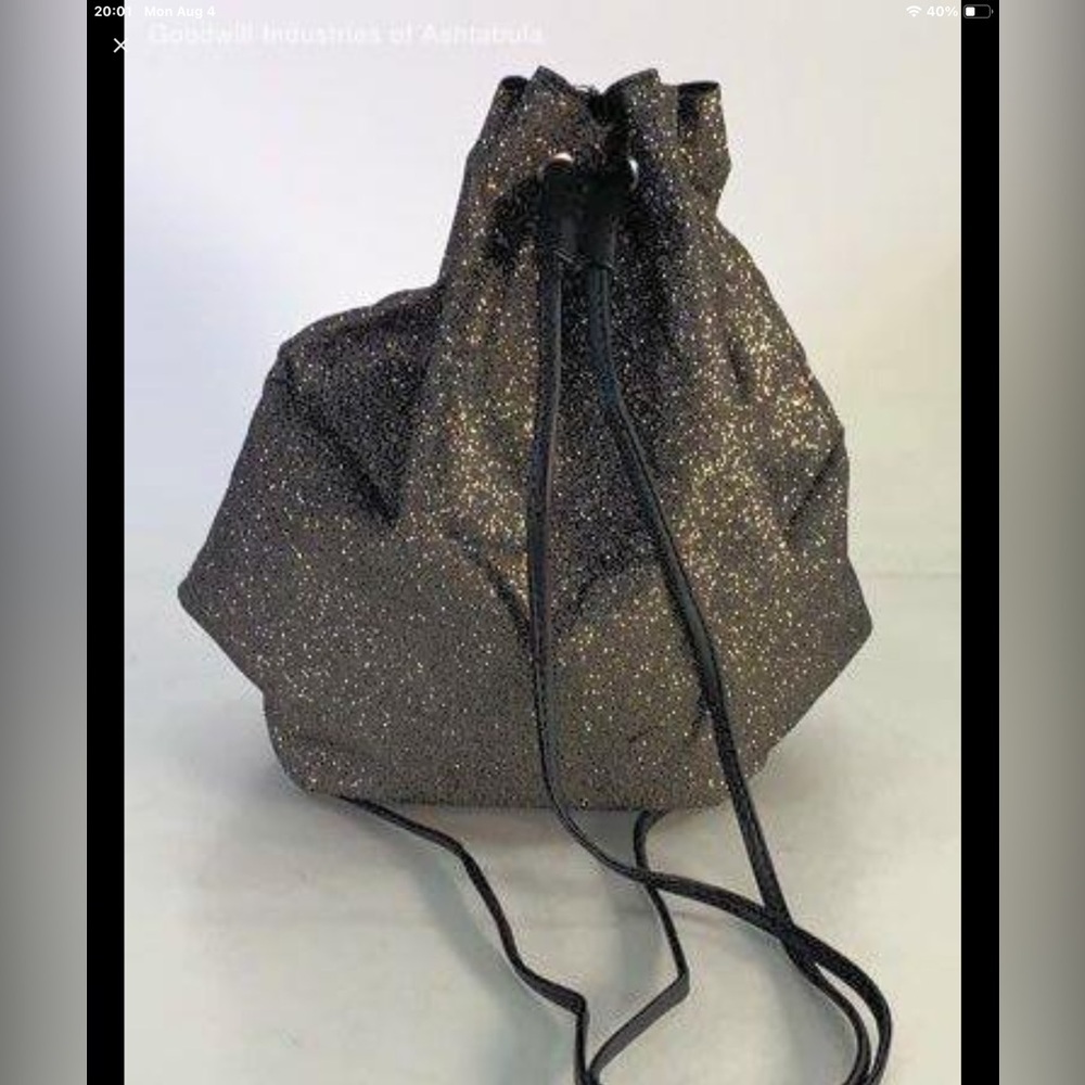 Victoria's Secret Glittering Black Backpack NWT - Picture 6 of 6
